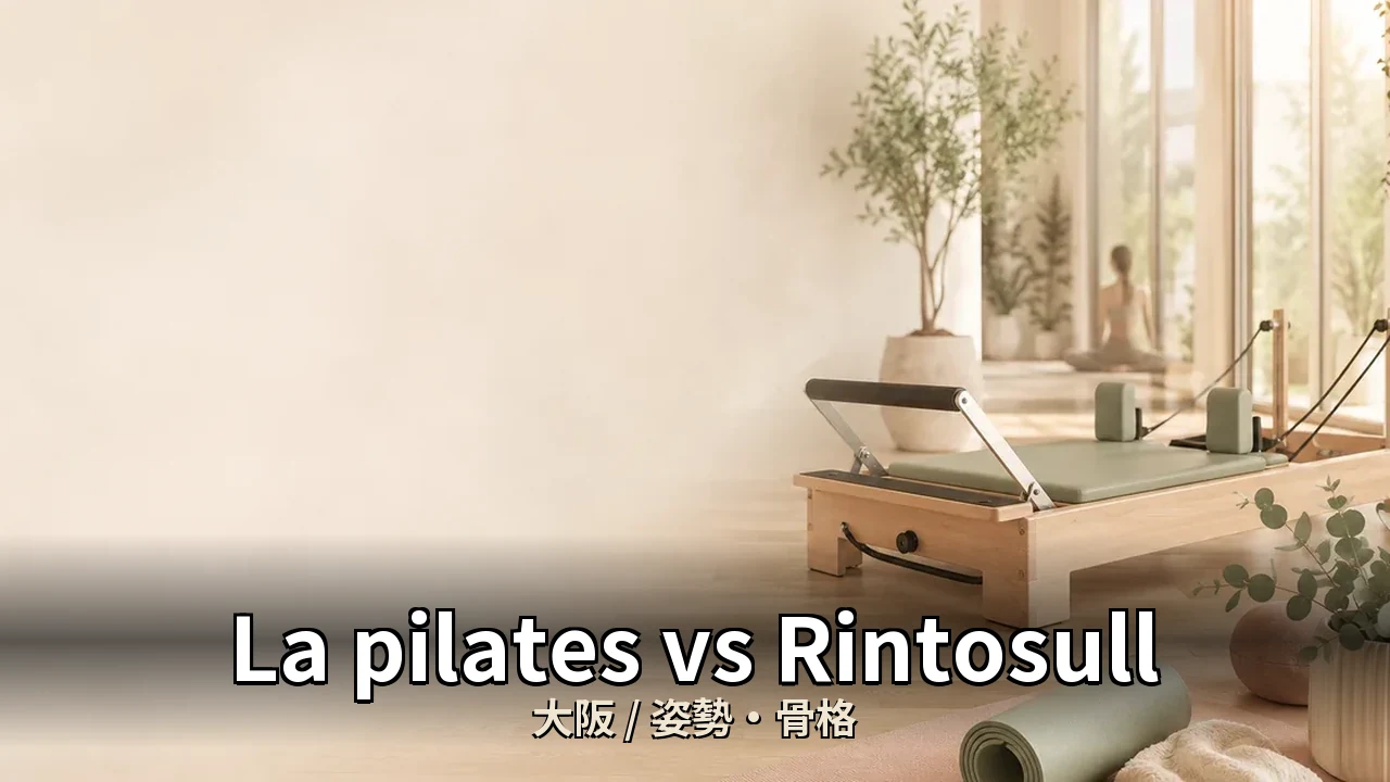 La pilates vs Rintosull｜大阪で姿勢・猫背・反り腰をケアしたい30代女性向け比較