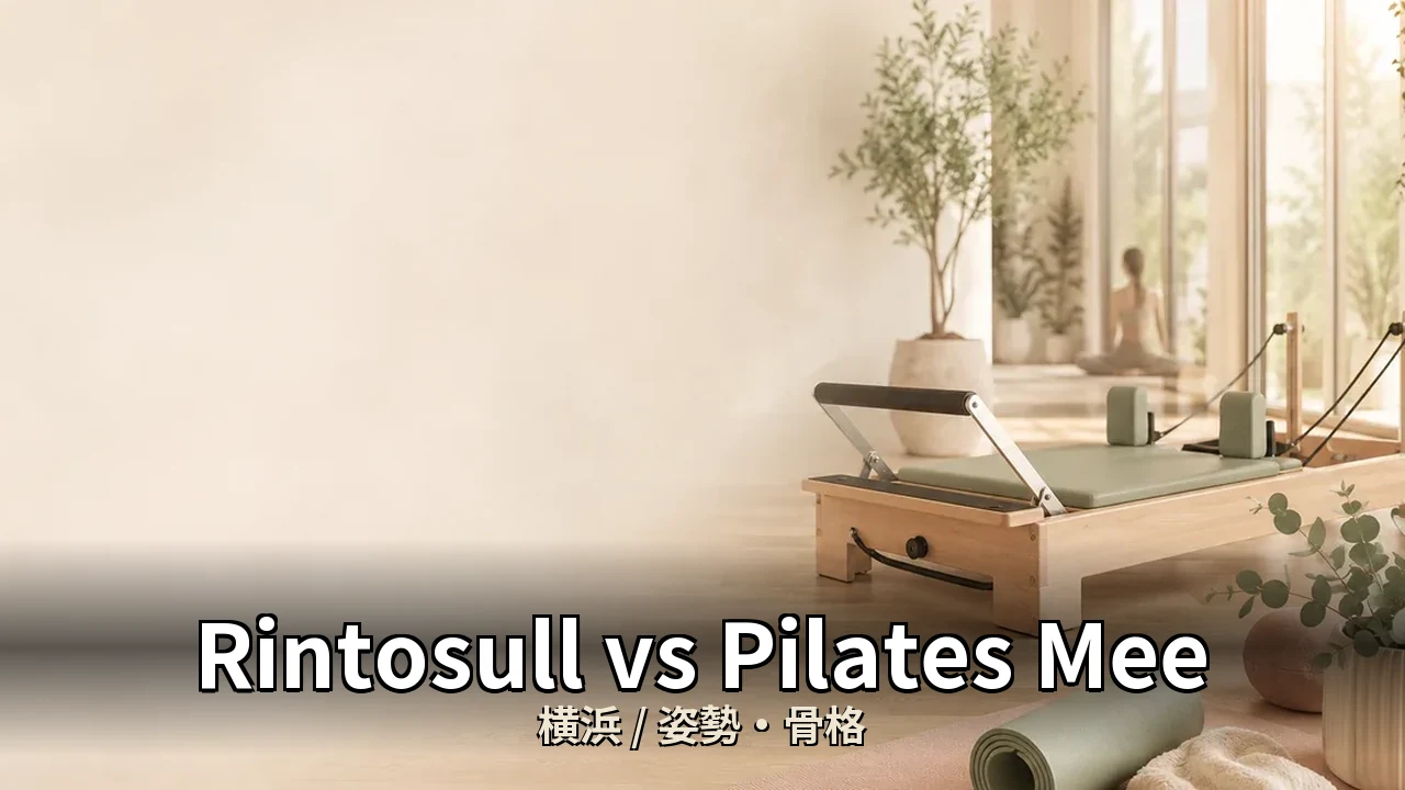 Rintosull vs Pilates Mee｜横浜で姿勢・反り腰を整えたい30代女性に向く比較
